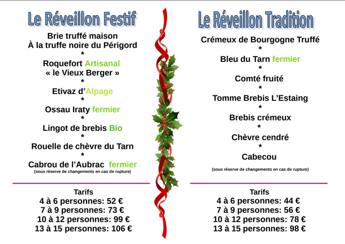 Plateaux festif et tradition